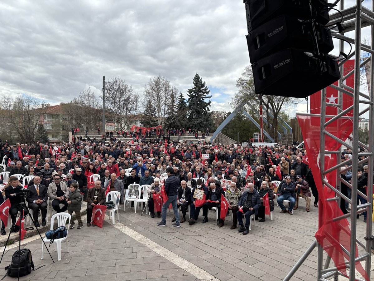 4 Nisan 2026 Ankara Anıtpark da icra edilen Büyük Ankara Astsubay Mitingine katkı veren Astsubaylarımıza, Katılımcılara ve Paydaşlarımıza çok teşekkür ederiz. #UnutulanAstsubaylar
