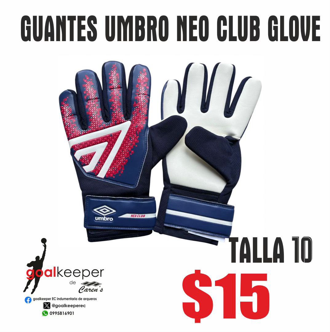 Goalkeeperec's tweet photo. Guantes Umbro originales disponibles en talla 9 y 10 para entrega inmediata 

inf: 0995816901
X: @Goalkeeperec
Facebook: GoalkeeperEC indumentaria de arqueros https://t.co/xpW0ma6DMq
