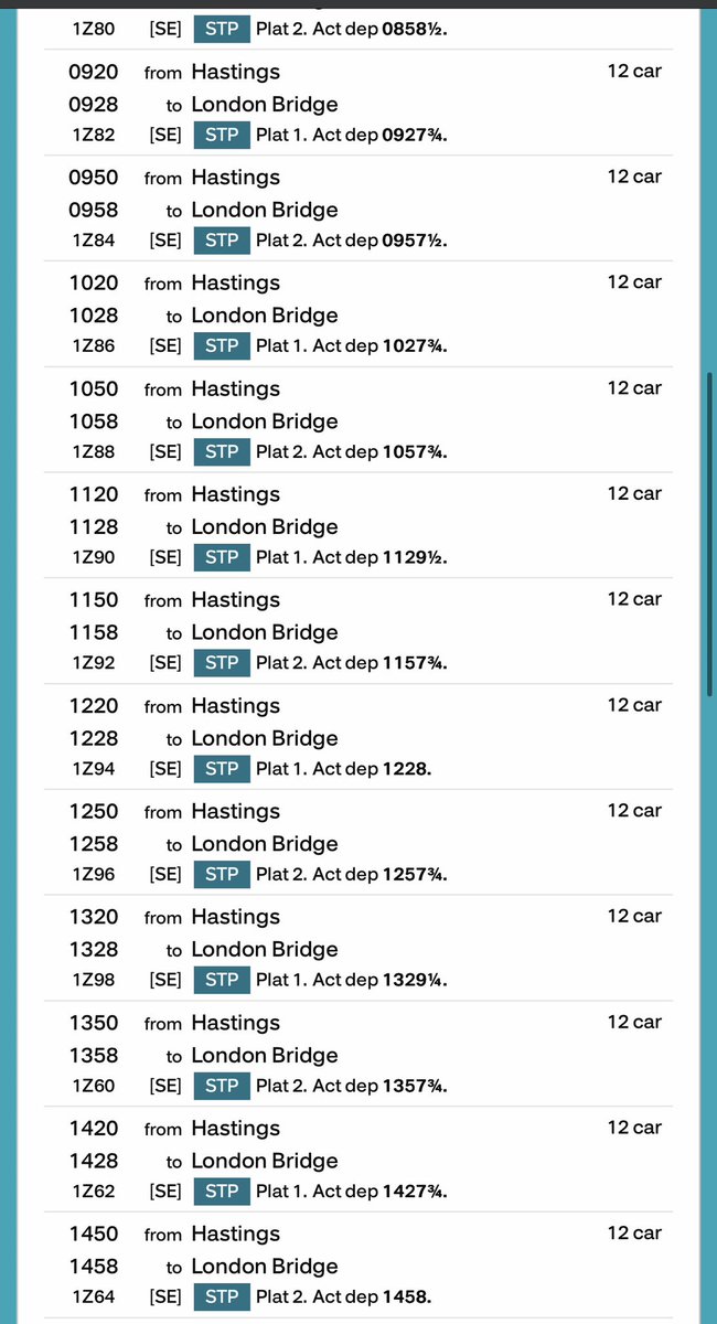 AlphaDelta327's tweet photo. @SteveWhiteRail Hard work went into planning the timetable for this one! Huge improvement compared to previous weekends. 98% PPM so far today, I’m chuffed!! https://t.co/FJge1fLMuo