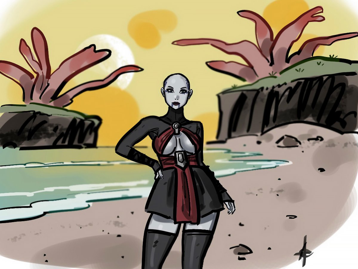 anekerd's tweet photo. Asajj Ventress https://t.co/XEODd8F3cn