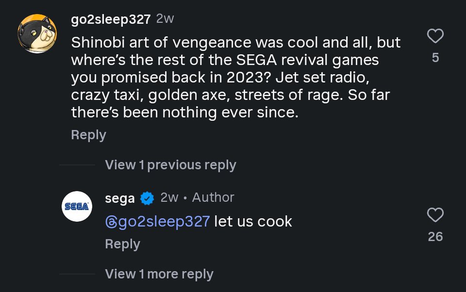 SEGA Informant tweet media
