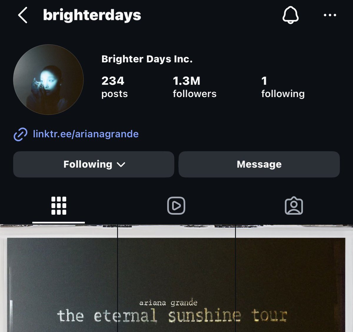 eternal sunshine tour reports tweet media