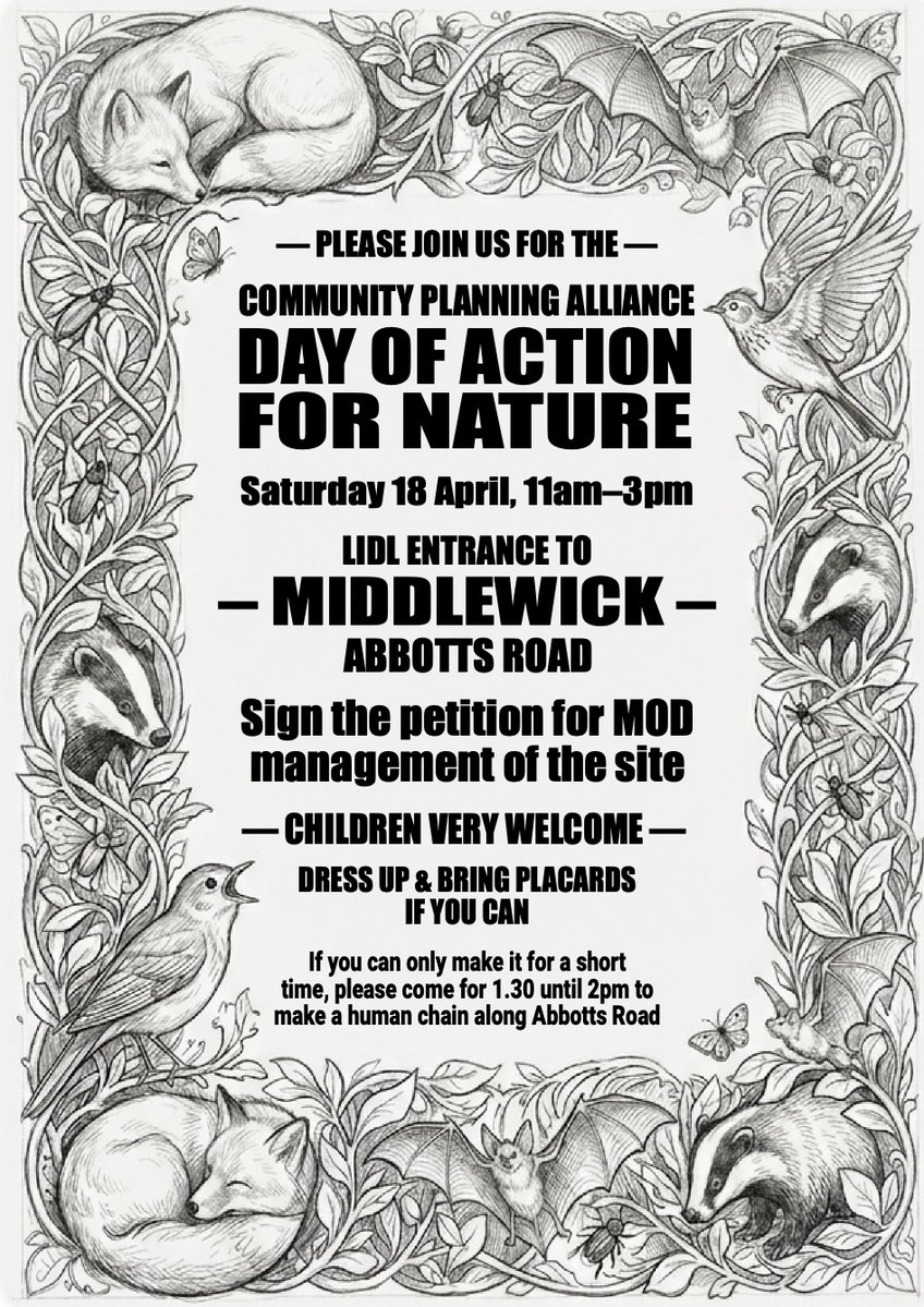 Save the Middlewick Ranges🍃💚🍃 tweet media