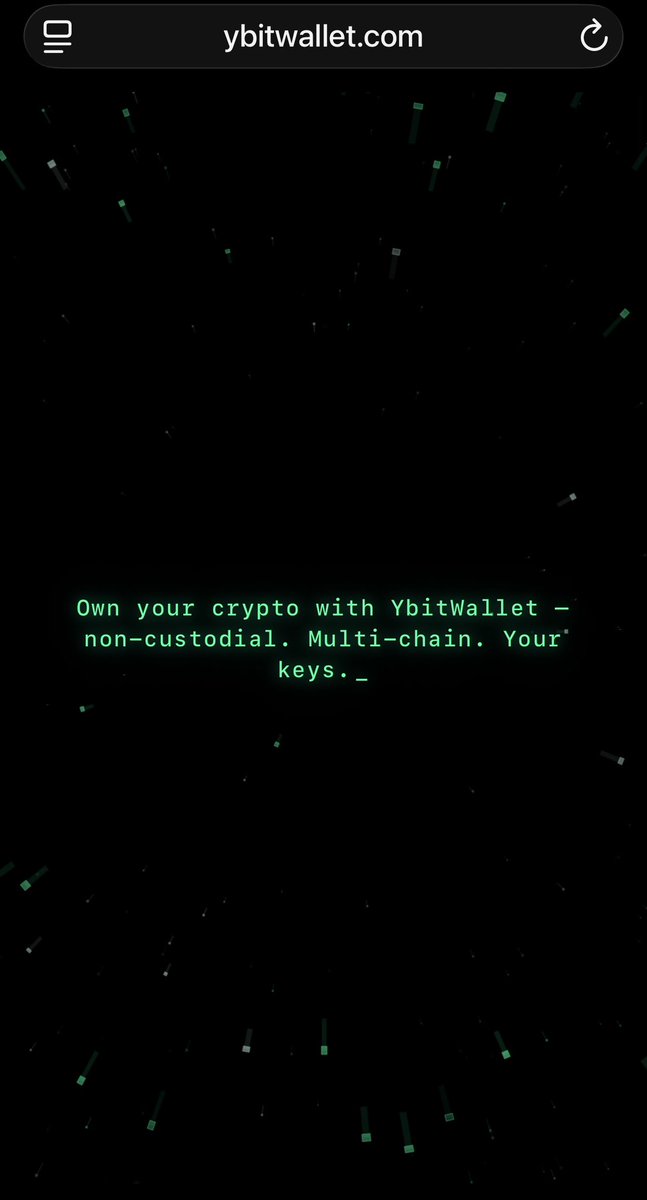 Ybit – Crypto Wallet tweet media