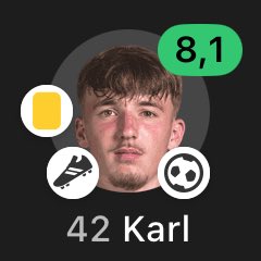 RisingStarXI's tweet photo. 🇩🇪💥 𝐋𝐄𝐍𝐍𝐀𝐑𝐓 𝐊𝐀𝐑𝐋 (𝟏𝟕) vs SC Freiburg:

• 1 GOAL (WINNING GOAL)
• 1 ASSIST 
• 8 Touches In Opposition Box
• 3 Passes Into Final Third 
• 79% Pass Accuracy 
• 2 Tackles 
• 2 Ball Recoveries 

𝐒𝐓𝐀𝐑𝐁𝐎𝐘 ⭐️ https://t.co/IcWRRAK704