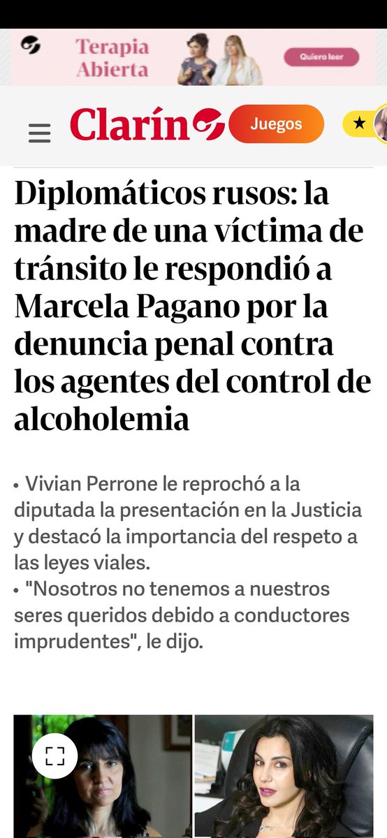 Marcela Pagano escondió más de un año su relación con Franco Bindi porque sino se iba a notar mucho el conflicto de intereses con su función pública MÁS siendo diputada de LLA.
LEAN ESTA NOTA:
La defensa de Pagano a los diplomáticos rusos y el papel de un abogado ligado al