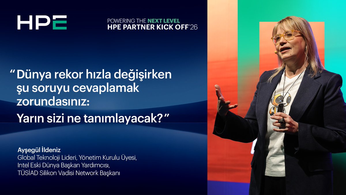 HPE Turkey tweet media