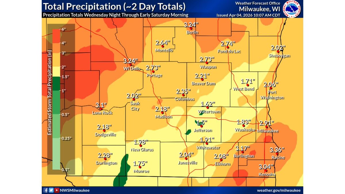 NWS Milwaukee tweet media