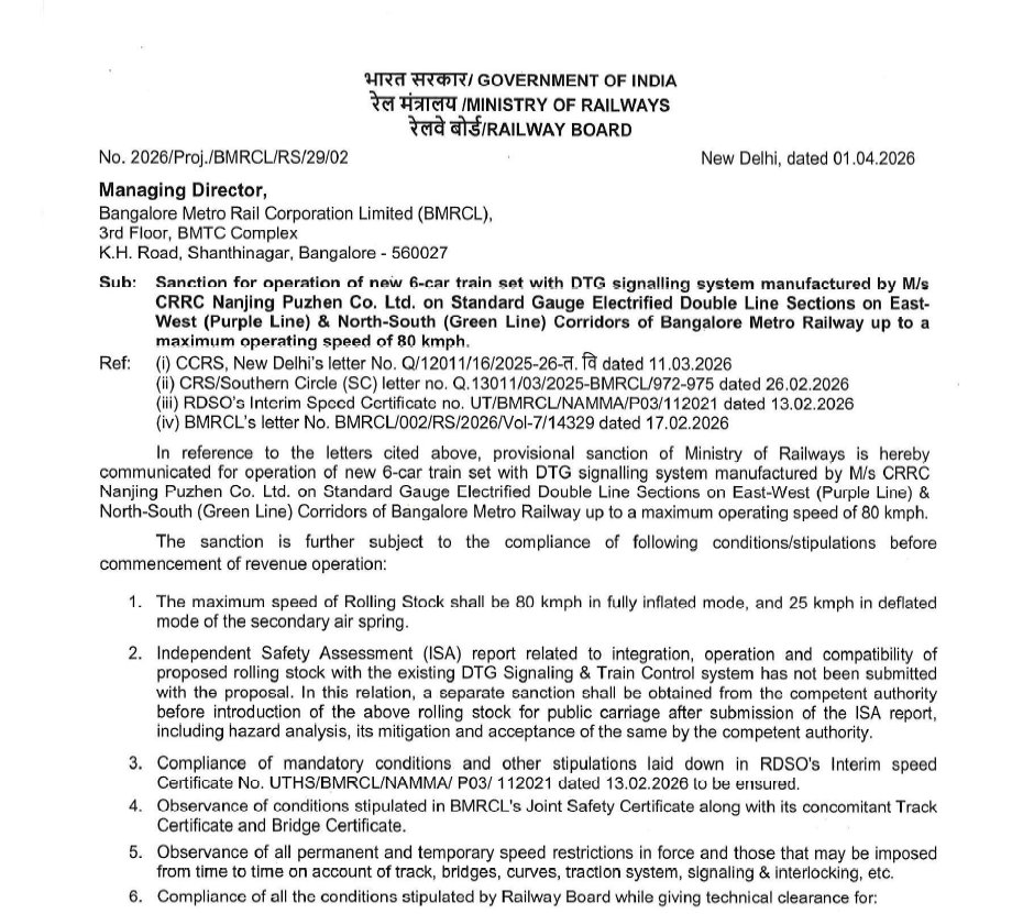 BLR Metro Tracker tweet media