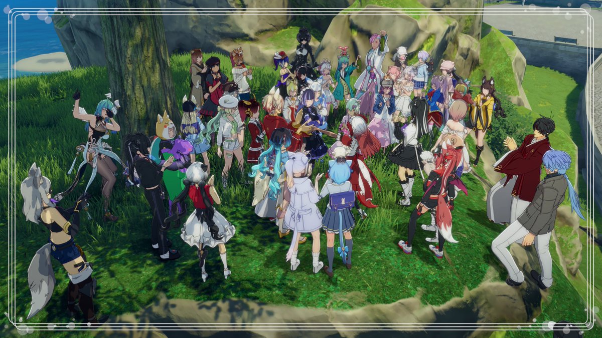 昨日はギルドでお花見&amp;かくれんぼ大会を開催しました。

桜を見て皆で談笑し、
道に迷いながらわらわらと歩いて移動し、
隠れるギルマスをわちゃわちゃと待ち、
見つけたギルメンをみんなで囲い祝福の拍手を送る。

そんな日常的な面白いことをやるValkyrieが大好きです(*'ω'*)

#スタレゾ
#スタレゾSS