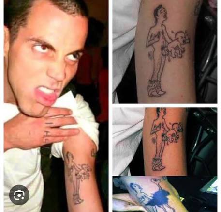 Did you know that steveo has a tattoo of a man raping a baby?

Fun fact.