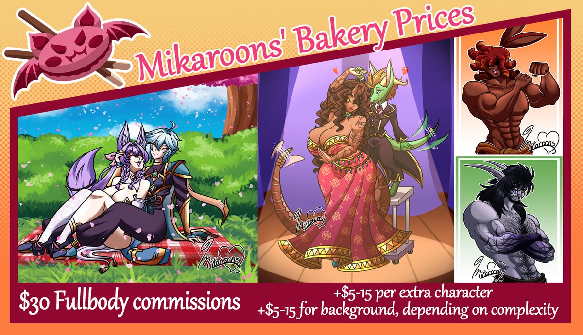 Mika_roons's tweet photo. I'm open for commissions. Right now there are no slots so feel free to ask at any time and I'll let you know if I can do it or not. Please read through the rules and warnings before asking for a commission.  Shoot me a dm if you're interested!  #commissions #digitalart https://t.co/Z6wx4adjvq
