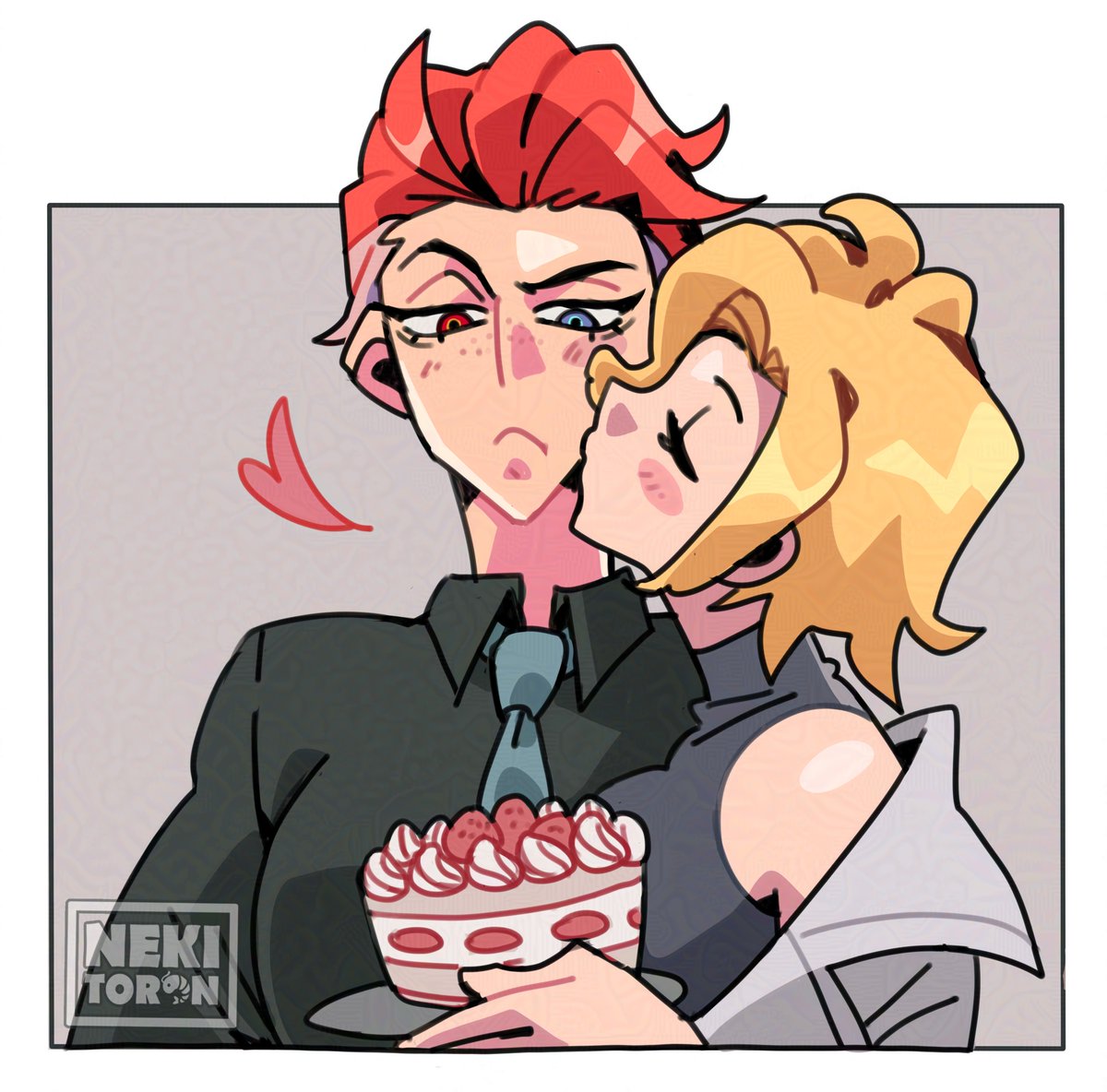 Happy Birthday Moira 💛💜🎂🥺
#Moicy #Moira #Mercy #overwatchfanarts