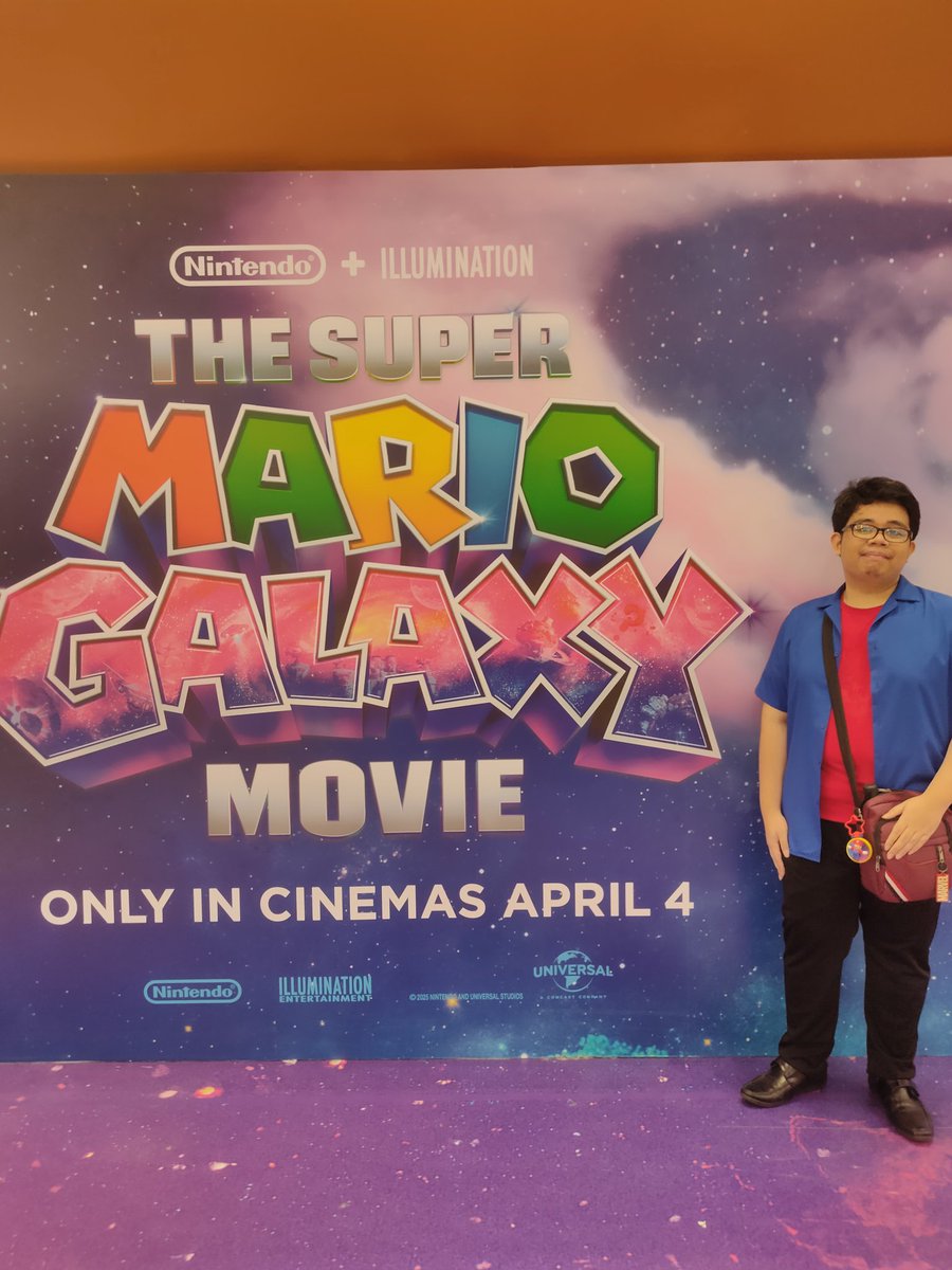 Chranieldizon's tweet photo. The Super Mario Galaxy Movie: 
Opening Day Experience 🎮✨🎬

First screening + event vibes 🎬🎮
IMAX 2D today, no 3D needed when the galaxy already feels real 🍄🌌⭐

#SuperMarioGalaxy https://t.co/ZGM0S2j1uA