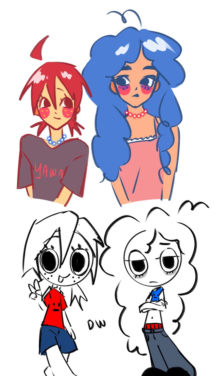 i want kier and dev toons in dw
#kieranddevfanart