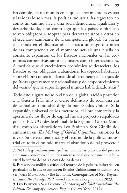 edextaticas's tweet photo. Recomendamos este breve conversatorio con Merchant, el cual funciona perfectamente como introducción a la idea de una globalización en completo colapso que su libro desarrolla (capturas extraídas de la edición en castellano disponible en nuestra web): https://t.co/qcttRMtRRk