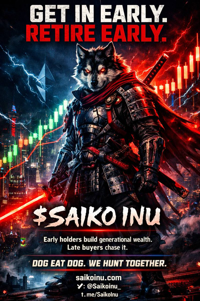 powertrade2012's tweet photo. @Ralvero We are holding $SAIKO INU these days 📢
Big things happening @Saikoinu_ 👀🚀
Running time is soon 🏃‍♂️🏃‍♀️ https://t.co/aatXrfHCcw