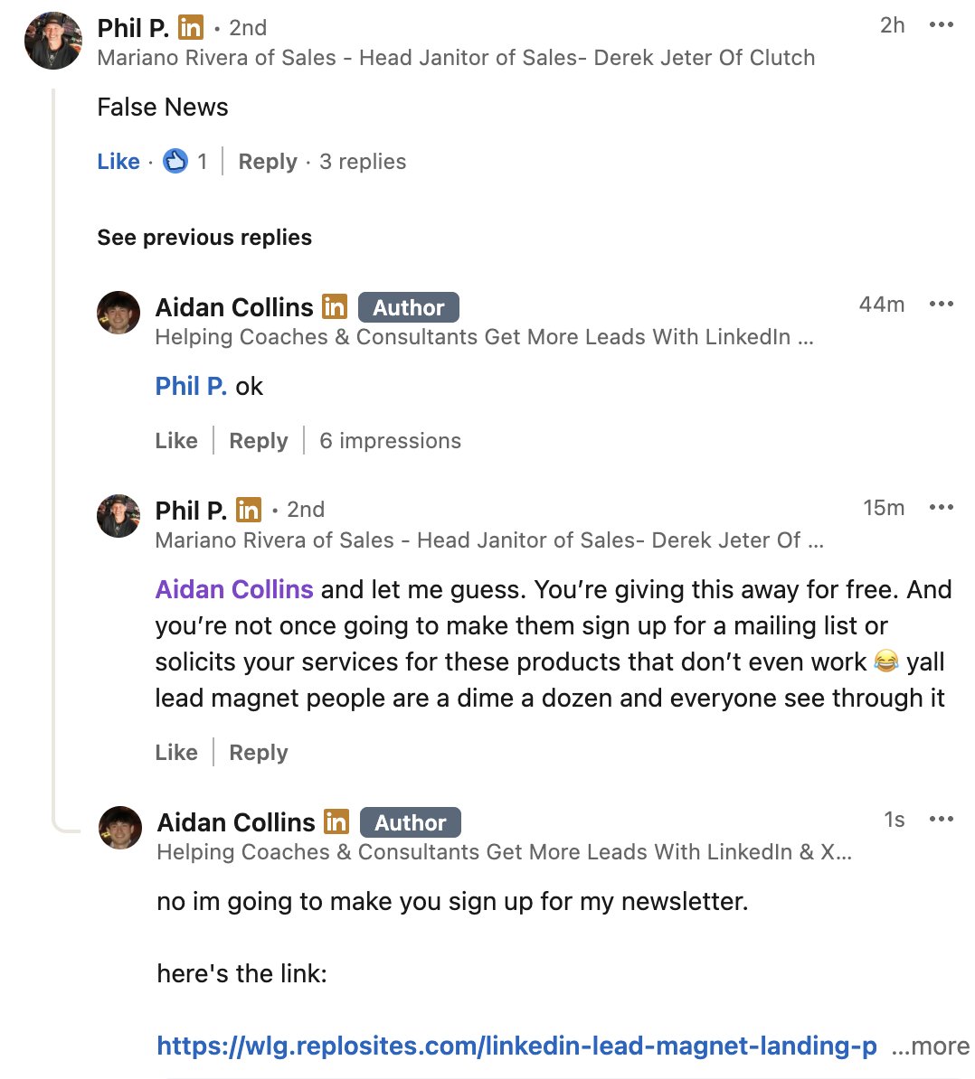 Aidan Collins | Scaling B2B Offers on LinkedIn & X tweet media