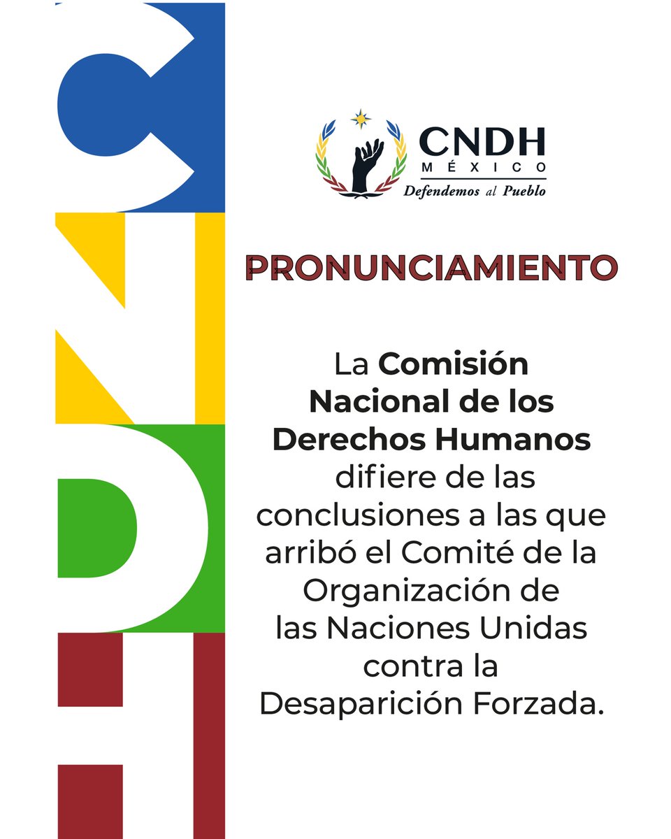 CNDH en México tweet media