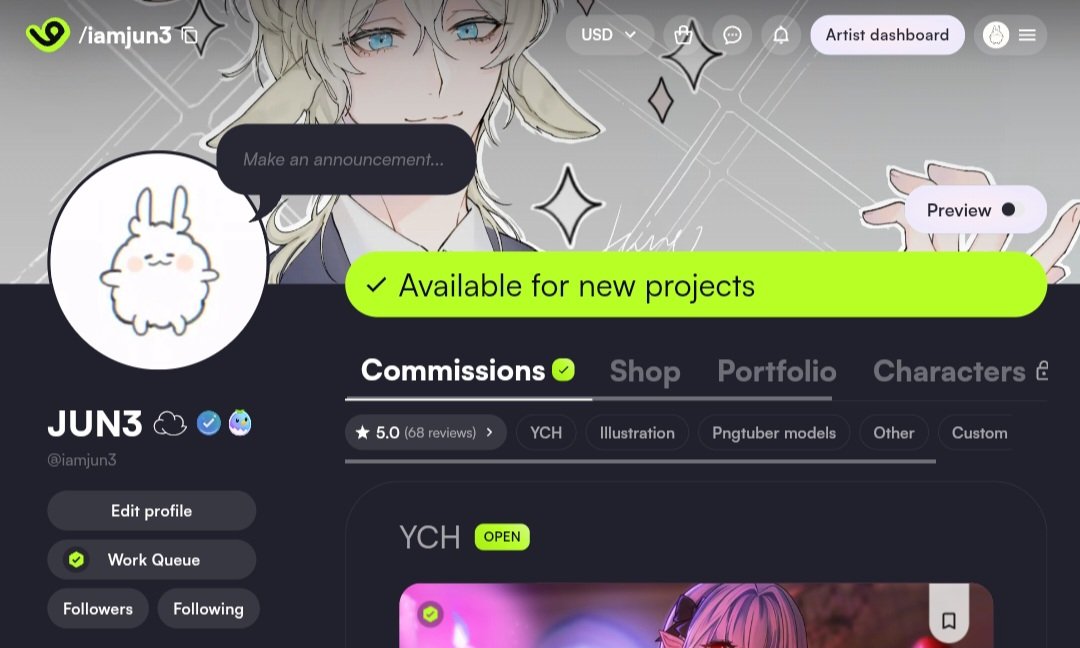 iamjun3 ☁️ | VGEN Artist tweet media