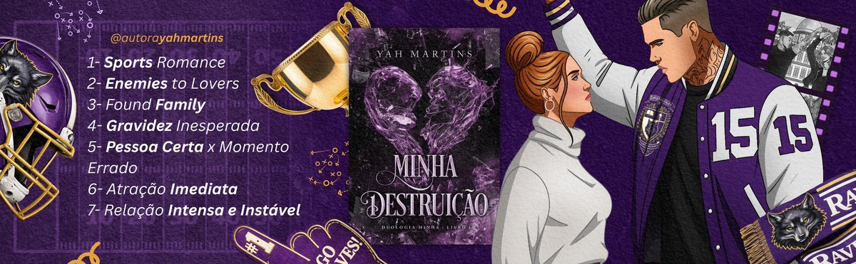QUER UM KINDLE NOVINHO? 🎁✨

​Para concorrer, basta ler "Minha Destruição" e acertar 80% das perguntas no formulário oficial! 📖🔥

​Corre aqui:

📖 Livro: a.co/d/0aeRvL9n
📝 Formulário: forms.gle/PWCRsPknjQBdgn…

​Já respondeu? Comenta um "EU VOU GANHAR" aqui embaixo! 💜