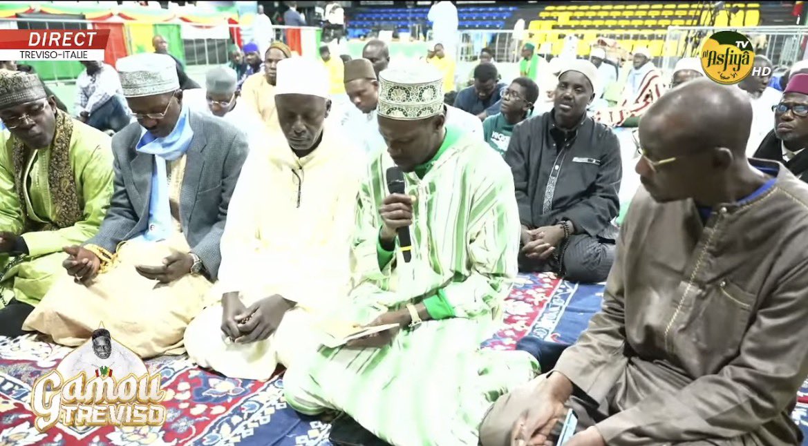 ASFIYAHI's tweet photo. 🚨DIRECT ITALIE GAMOU TREVISO 2026: TEMPS FORT DU  GAMOU SERIGNE BABACAR ... https://t.co/OLIxdw8VLV via @YouTube https://t.co/S16HBn3KWR