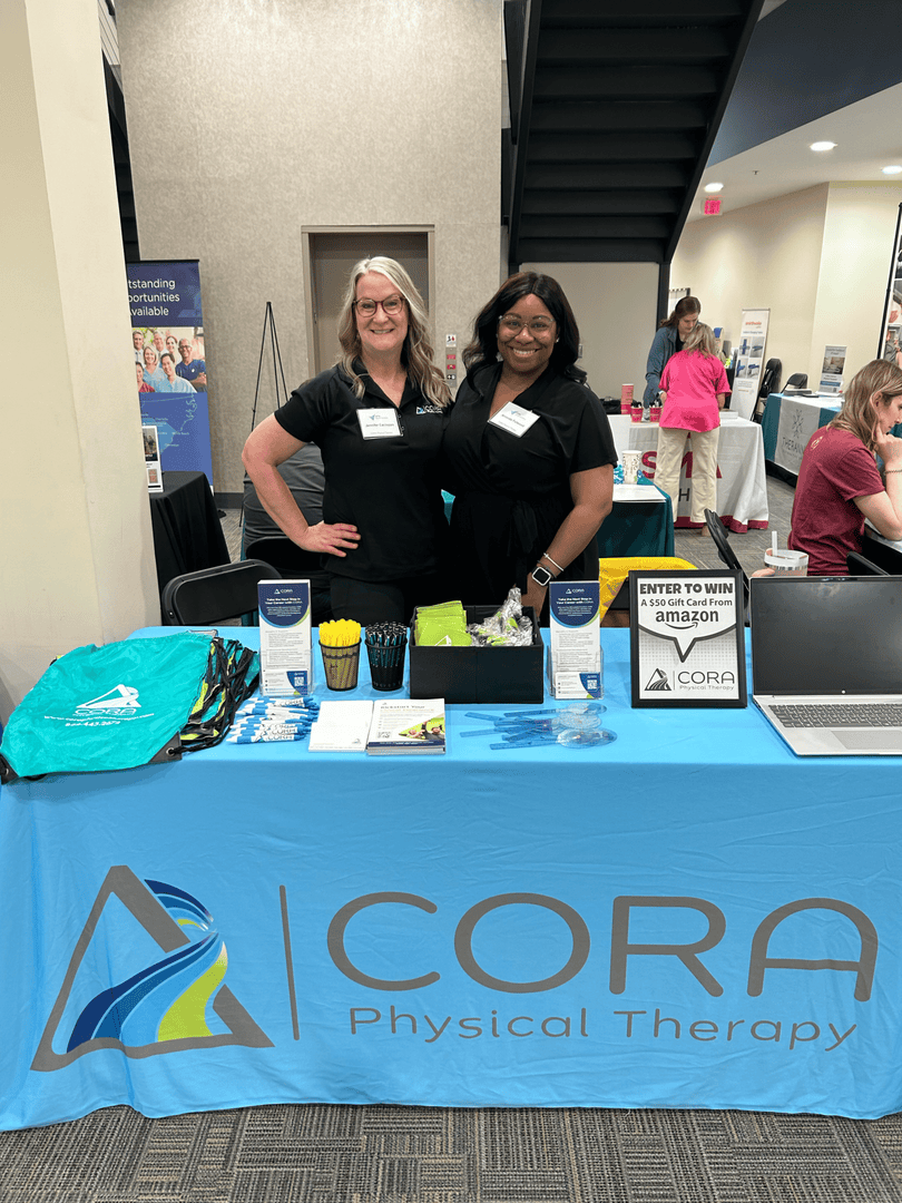 We’re always proud to see CORA represented at events that bring the physical therapy community together.

Thank you to Steve Davis, Jennifer Cacioppo, &amp; Amanda Fulwood for representing CORA at the Missouri and South Carolina State APTA Conferences.

#PTCommunity #PhysicalTherapy