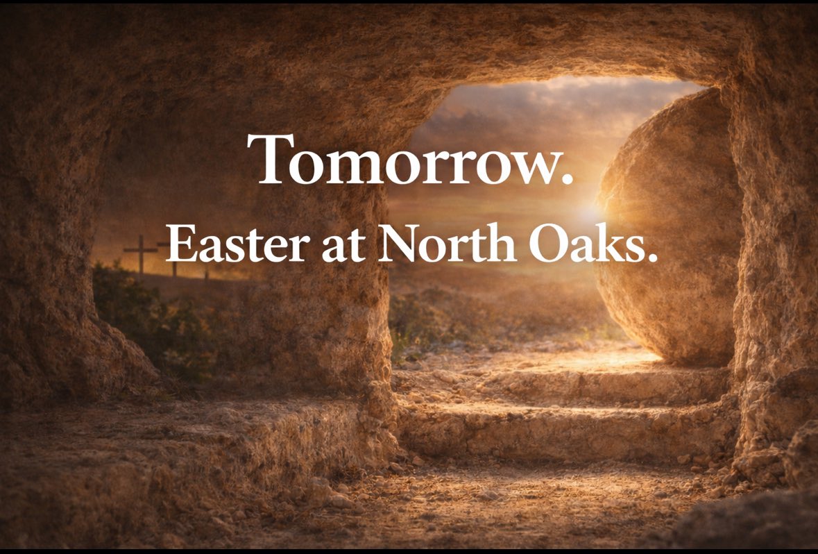 northoakscoc's tweet photo. Tomorrow is Easter.
We would love for you to join us.
Bring your family. Invite a friend.
There’s a place for you here.
📍 Santa Clarita
#northoakscoc #easter #emptytomb #heisrisen #scvchurch https://t.co/WPayHuSLM0