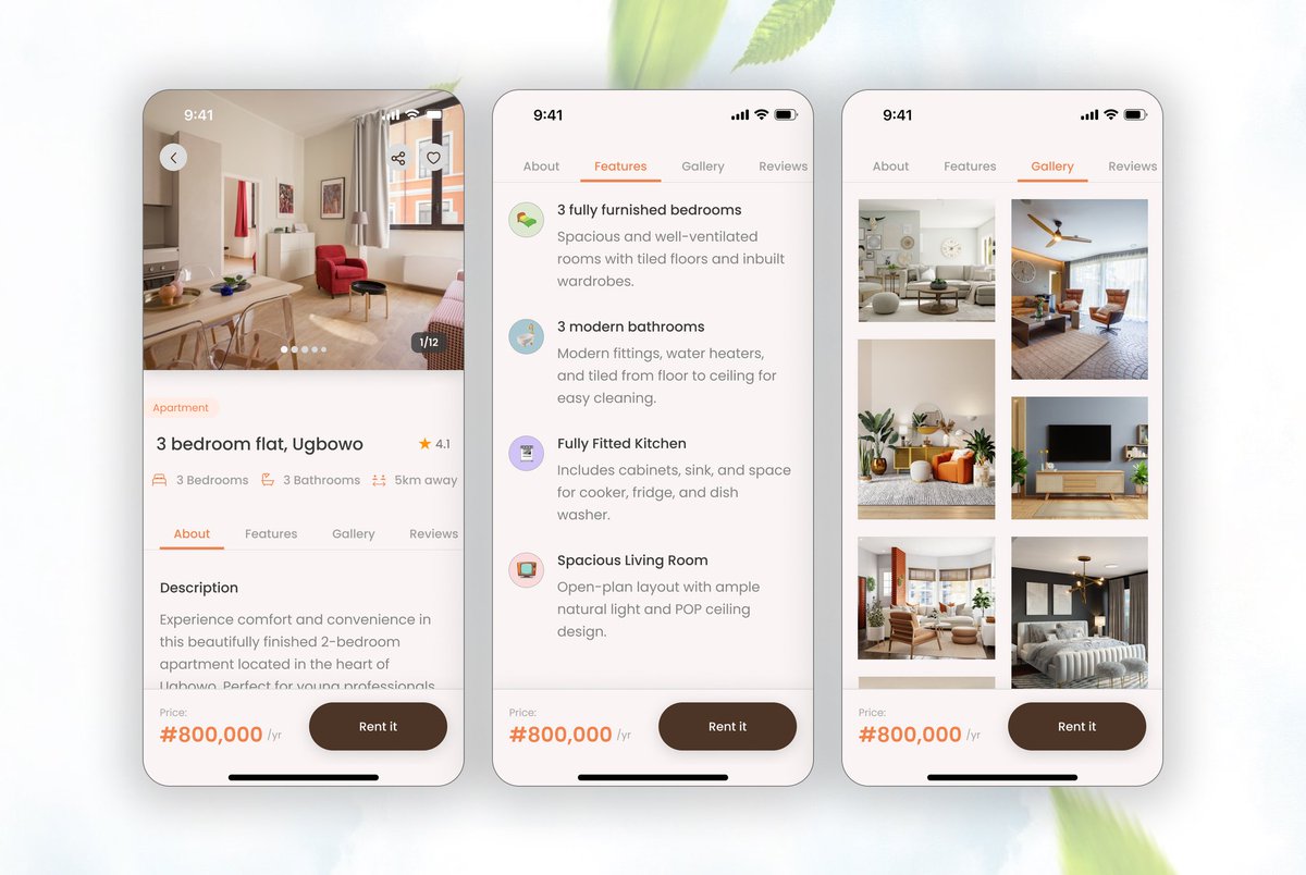 AbelIdaewor's tweet photo. Designing an experience where finding an apartment becomes a soft life experience. https://t.co/zXGt23bBg2