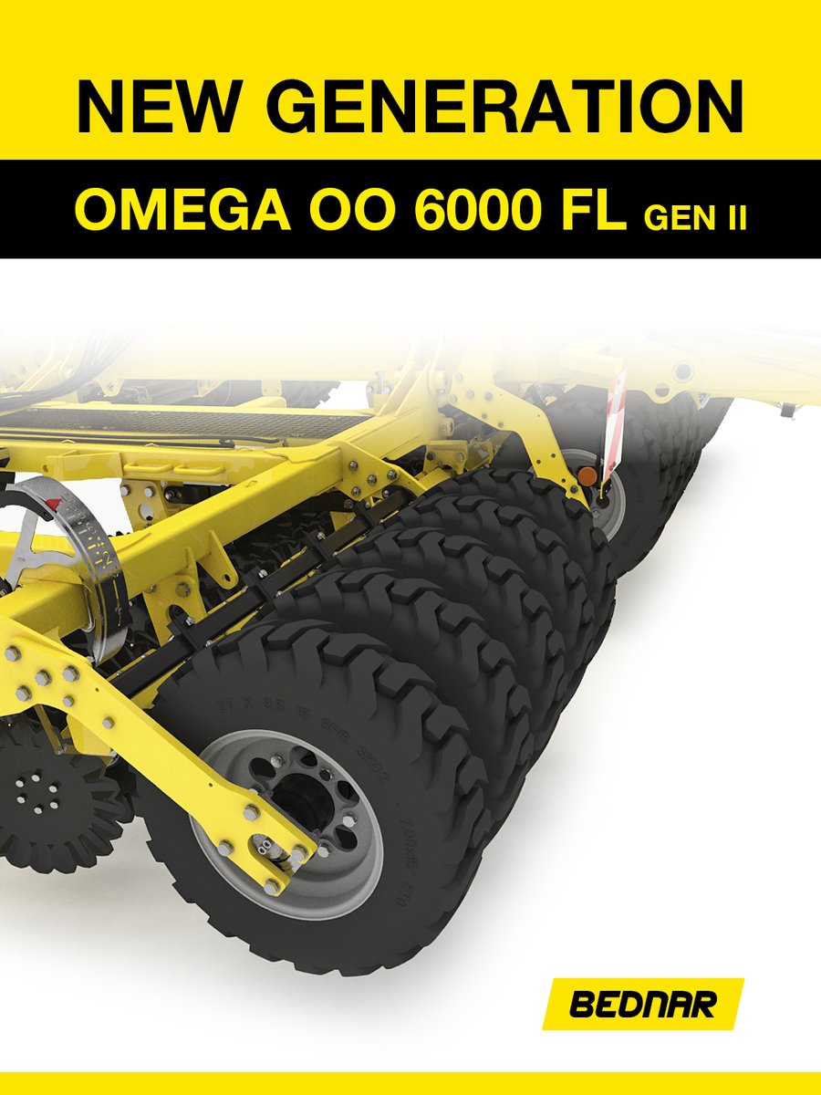 BednarFmt's tweet photo. 🚜 Perfect stability thanks to the FRONTPACK packer
The front pneumatic FRONTPACK packer on the OMEGA OO 6000 FL GEN II seed drill ensures excellent soil levelling before seeding. The result is an even seedbed, better seed-to-soil contact and high stability during operation. 🌱 https://t.co/LO1iHRDVXz