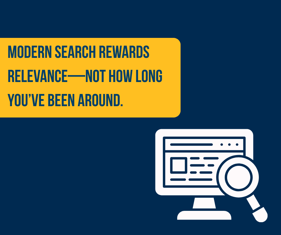 SEOA2Beyond's tweet image. New business + AI search = powerful visibility. 💡

Modern search engines reward relevance, not age. Your brand CAN compete.

Learn more: michiganseogroup.com/im/business-ne…

#InternetMarketing #AIStrategy #SmallBusinessGrowth #MichiganEntrepreneurs