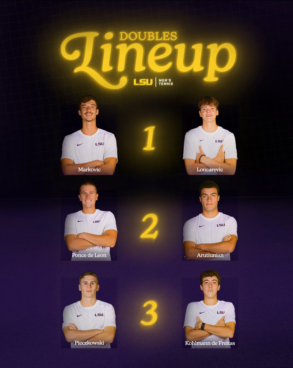 LSU Men's Tennis tweet media