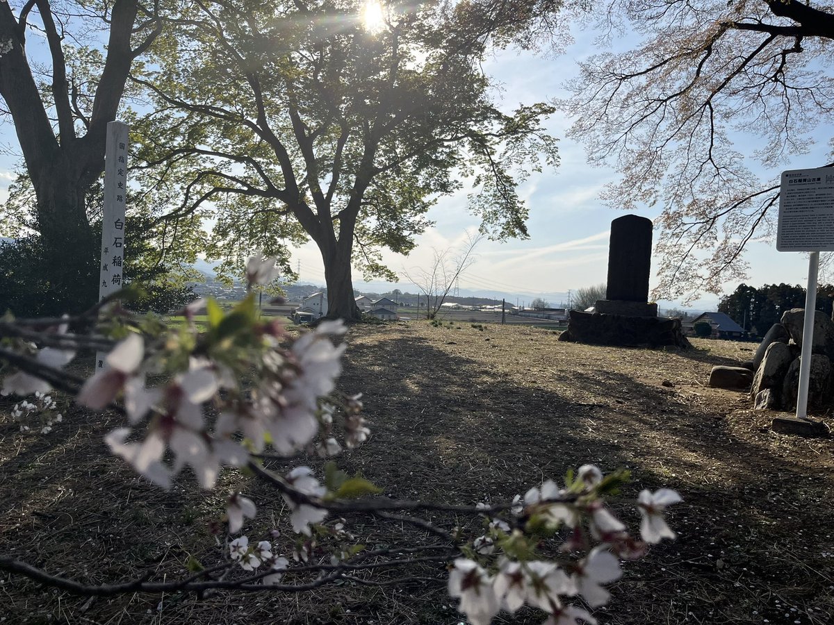 kaedevocalist's tweet photo. 毎年訪れる白石稲荷山古墳。　#白石稲荷山古墳　#藤岡市 #ふるさとサポーター　#古墳好きと繋がりたい https://t.co/r4pvIDu0CJ