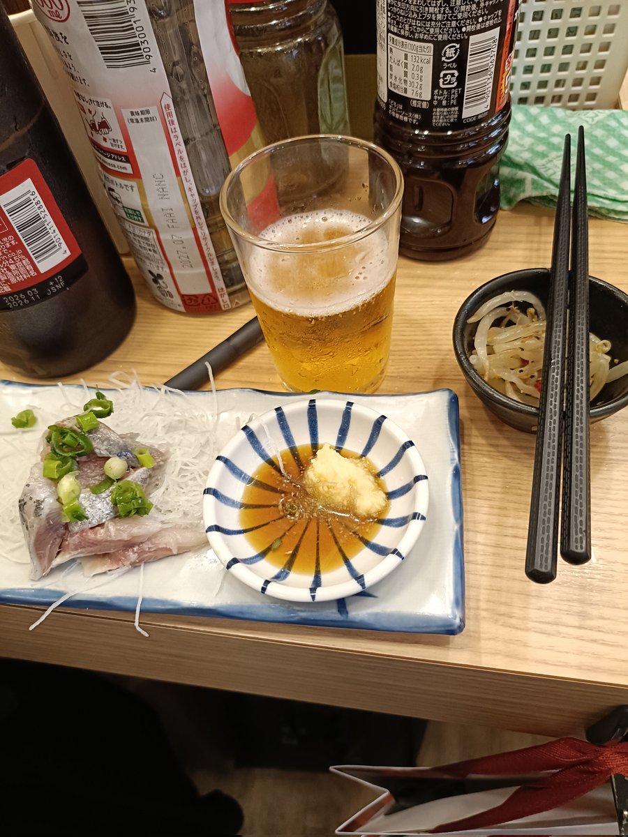 bacchus_nosake's tweet photo. 両国の晩杯屋。サービスのもやしナムルが最高うまかったんだが、、レギュラーメニューに��てほしい https://t.co/28yFu0Vb75