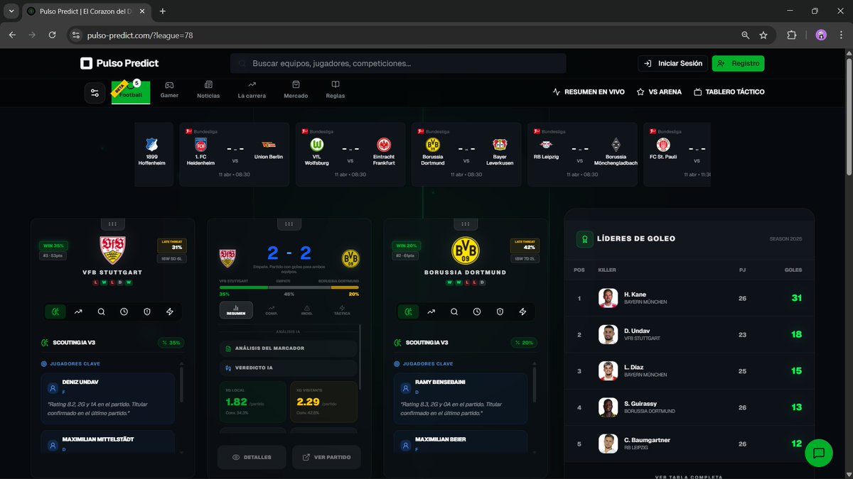 Pulso Predict ⚽🤖💚 tweet media