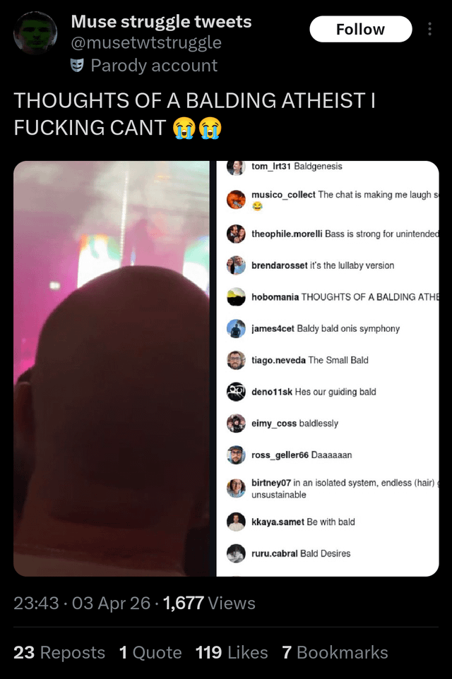 Muse I Want The Truth tweet media