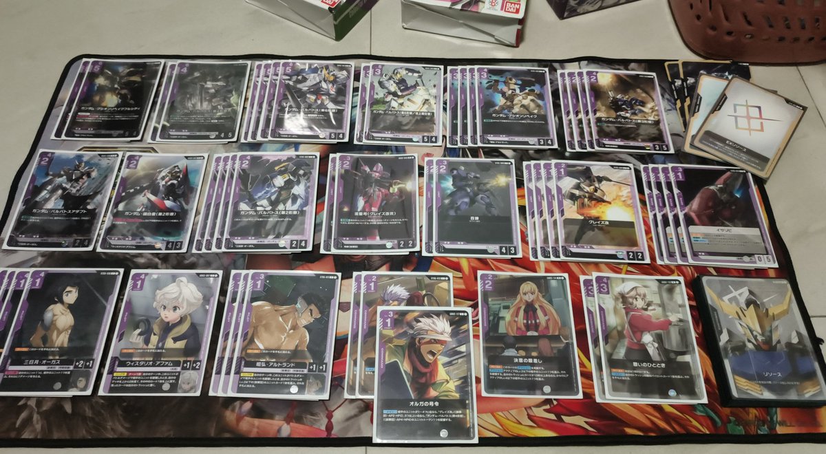 reinheart13's tweet image. "Barbatos is Barbatos." Yessss finally I build deck of Gundam Card Game with Barbatos as the main part. Go Barbatos! #GundamCardGame #Barbatos #GundamIronBloodedOrphans