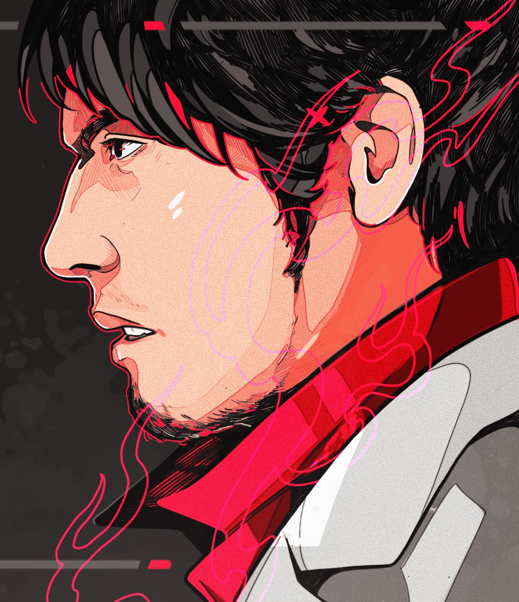 i wish he'd always had his hair down 🔥