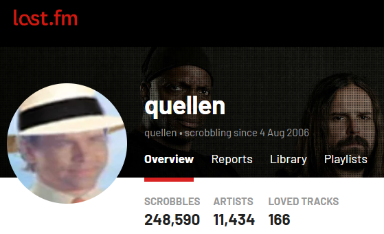 quellen_'s tweet photo. Dnes je to přesně dvacet! let, co jsem na @lastfm... A jak dlouho scrobblujete vy? https://t.co/PdkxiUoi9q