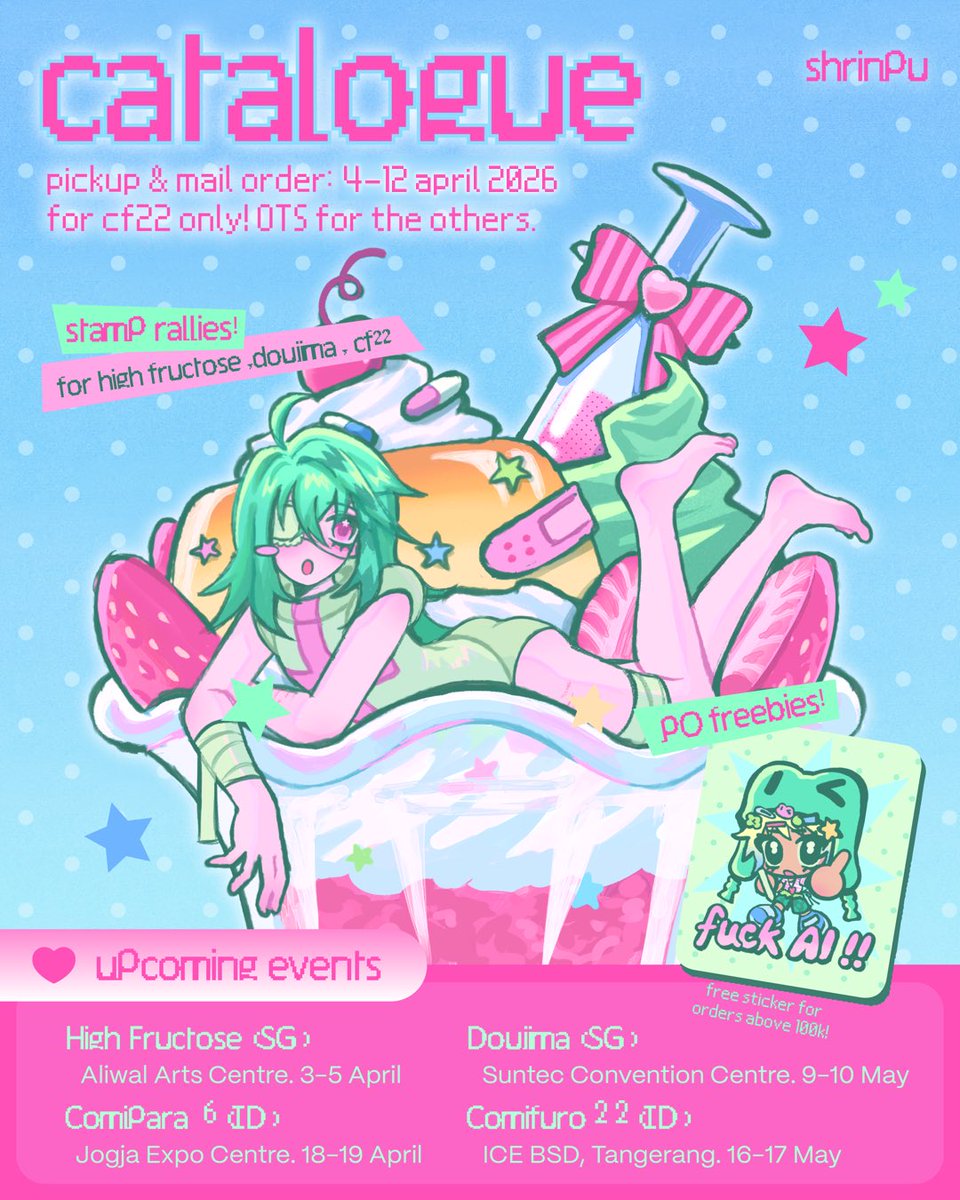 frog 🍀🌈 high fructose sg + comipara tweet media