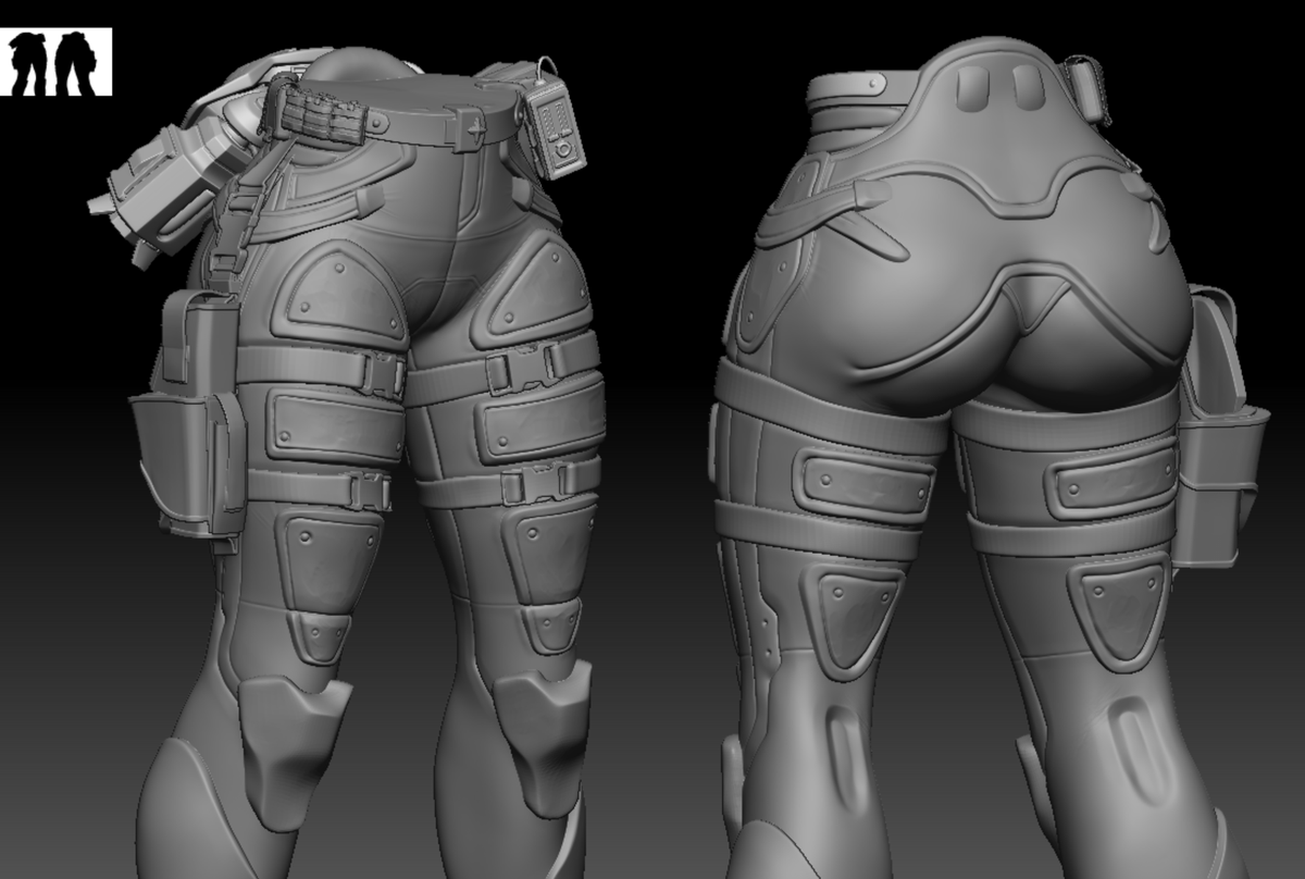 RyanLykos's tweet photo. Lower half progress~

Ready for this sculpt to be finished already😆 Trying my best not to rush through this last stretch https://t.co/N0OOrsUc27