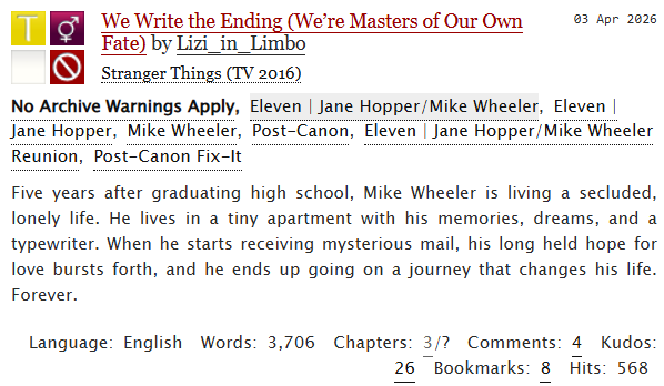 Mileven Fics tweet media