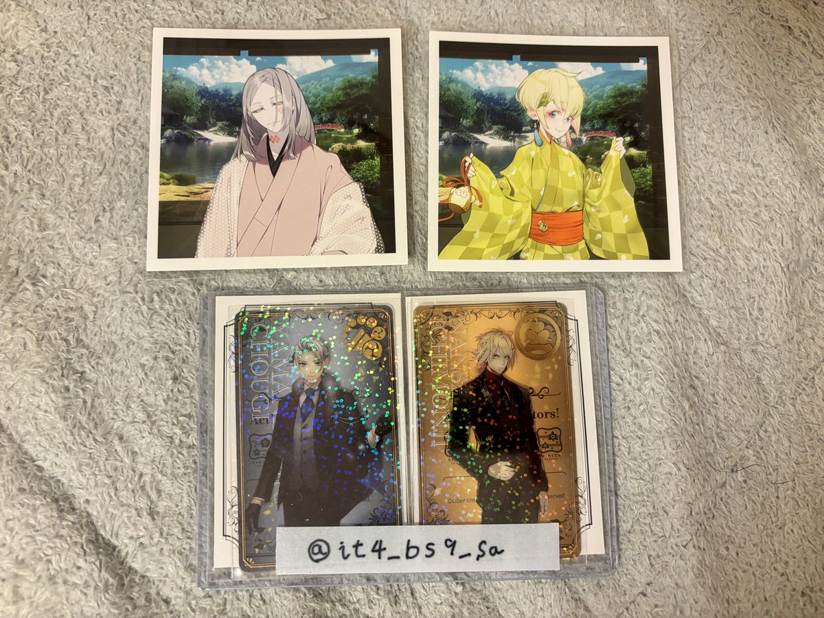 it4_bs9_sa's tweet photo. 【交換】刀剣乱舞 ましコレ 軽装

譲
ホロ:古今、太閤
N:膝丸、静形、千代金丸、豊前、祢々切丸、白山、南海、北谷、松井、山鳥毛、地蔵、治金丸、日光、姫鶴

求
ホロ:山姥切長義、南泉
N:山姥切長義、山姥切国広、後家、長谷部

郵送交換
検索からもお気軽にお声掛けください https://t.co/F58U4sWsdC