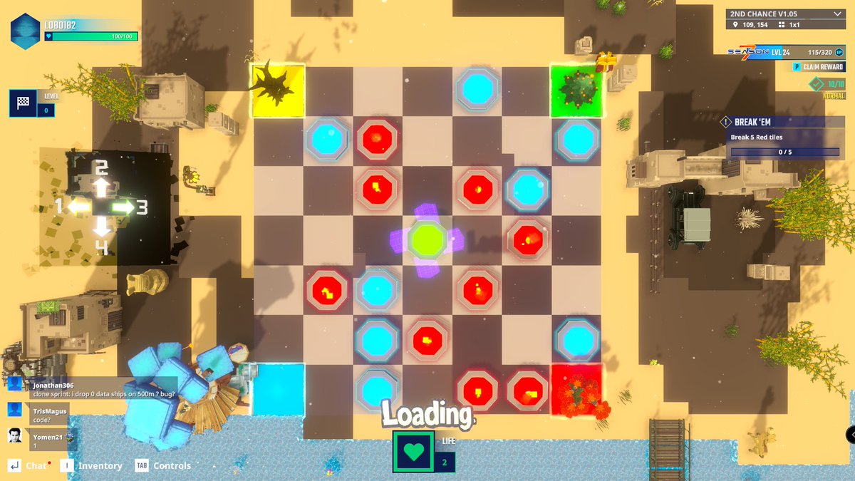 lobo1822's tweet photo. Red lights lined up in The Sandbox Season 7—spotted the pattern. @TheSandboxGame  https://t.co/rY9qCwacxR #Season7 https://t.co/rdQJu5mXKe