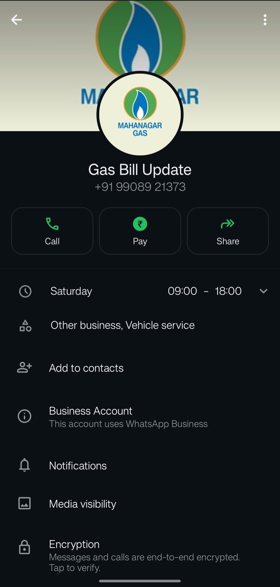 May_u_r's tweet image. Kindly report the numbers 08617731672 and 09908921373, as they are operating a WhatsApp scam asking everyone to pay gas bill. #scam #truecaller #share