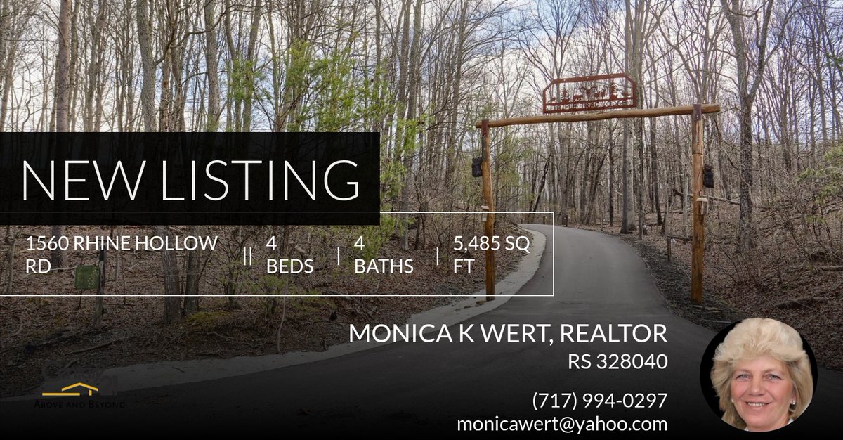 Monica_Wert's tweet photo. 📍 New Listing 📍 Take a look at this fantastic new property that just hit the market located at 1560 Rhine Hollow Rd in East Waterford. Reach out to Monica Wert  at 717-994-0297 for more information or to schedule a private showin... https://t.co/e4f0QOQptp https://t.co/RBTu2ypiVN