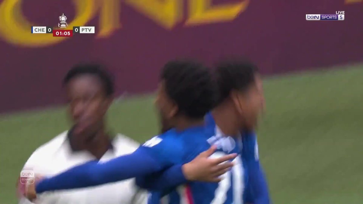 تشيلسي يسجل الهدف الأول أمام بورت فايل 