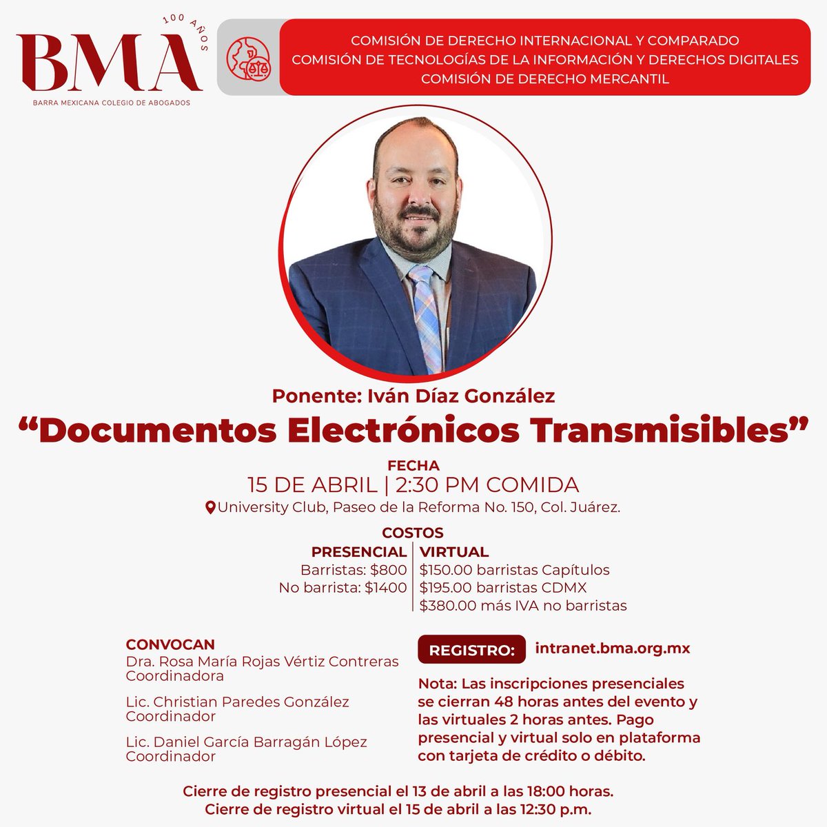 Barra Mexicana, Colegio de Abogados A.C. tweet media