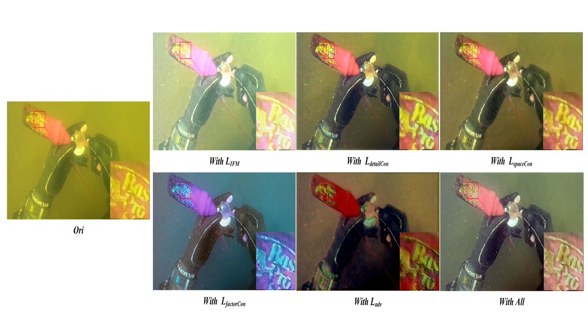 RemoteSens_MDPI's tweet image. 🤿🤿 Contrastive #Feature Disentanglement via Physical Priors for #Underwater #Image #Enhancement

✍️ Fei Li et al.
🔗 brnw.ch/21x1k0g