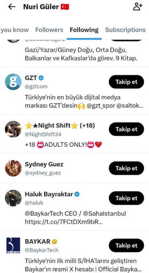 berkanimamoglu's tweet photo. Akpli belediye baskani acik acik porno hesabi takip ediyor. Bunlar bize ahlakcilik taslayan insanlar arkadaslar https://t.co/6XVUmXjwHz